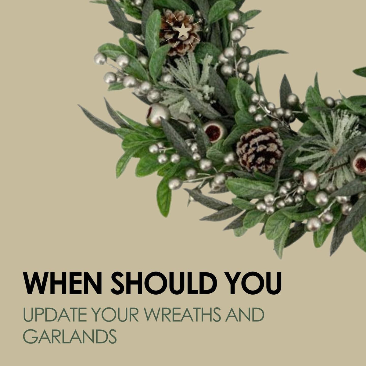 Time to Renew Your Christmas Wreaths and Garlands