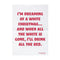 Tea Towel White Christmas