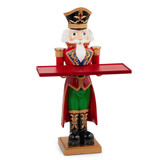 Christmas Nutcracker Red With Tray 60cm - Christmas Decorations Brisbane