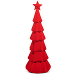Tree Flocked Red 74cm - Christmas Decorations Brisbane