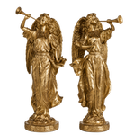 Assorted Gold Heralding Angel Decoration 38cm - Christmas Decorations Brisbane