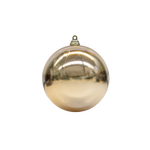Bauble Shiny Rose Gold 100mm - Christmas Decorations Brisbane