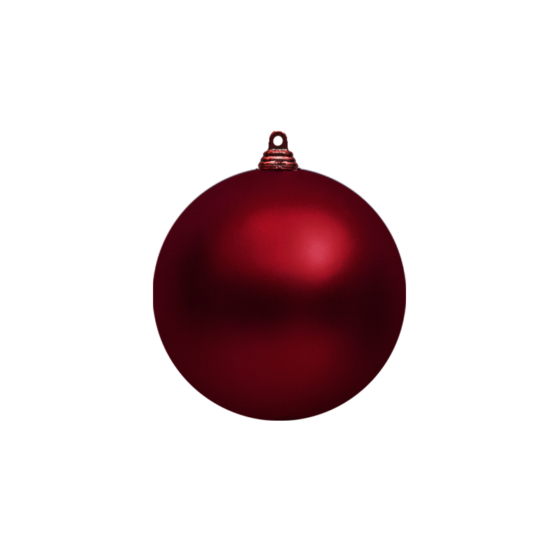 Bauble Matte Burgundy 100mm - Christmas Decorations Brisbane