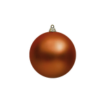 Bauble Matte Copper 100mm - Christmas Decorations Brisbane