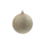 Bauble Glitter Champagne 250mm - Christmas Decorations Brisbane