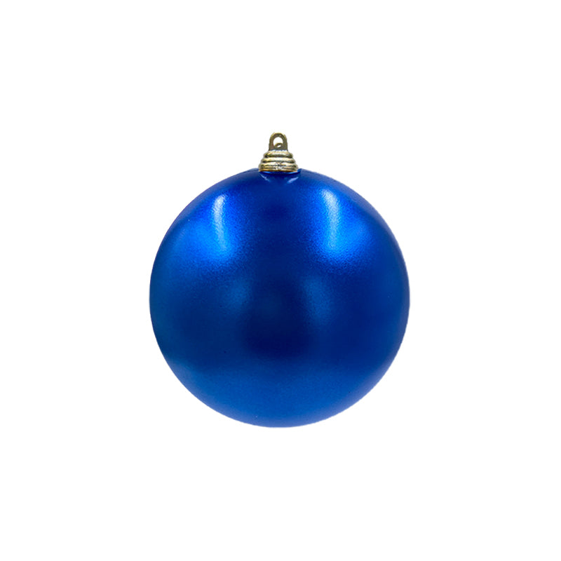 Bauble Outdoor UV Stable Blue 100mm - Christmas Decorations Brisbane