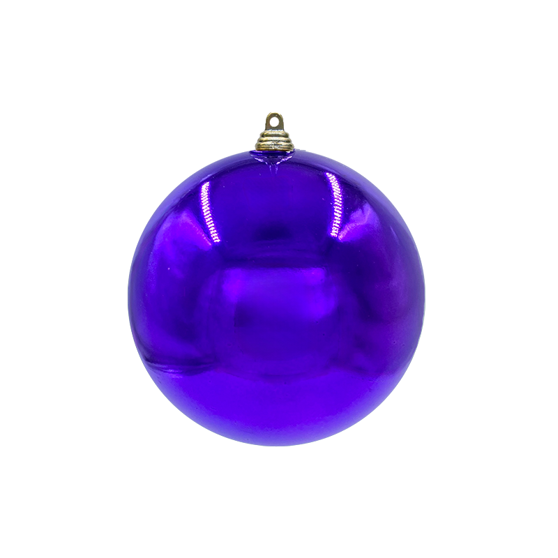 Bauble Shiny Purple 140mm - Christmas Decorations Brisbane
