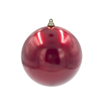 Bauble Outdoor UV Stable Burgundy 200mm - Christmas Decorations Brisbane