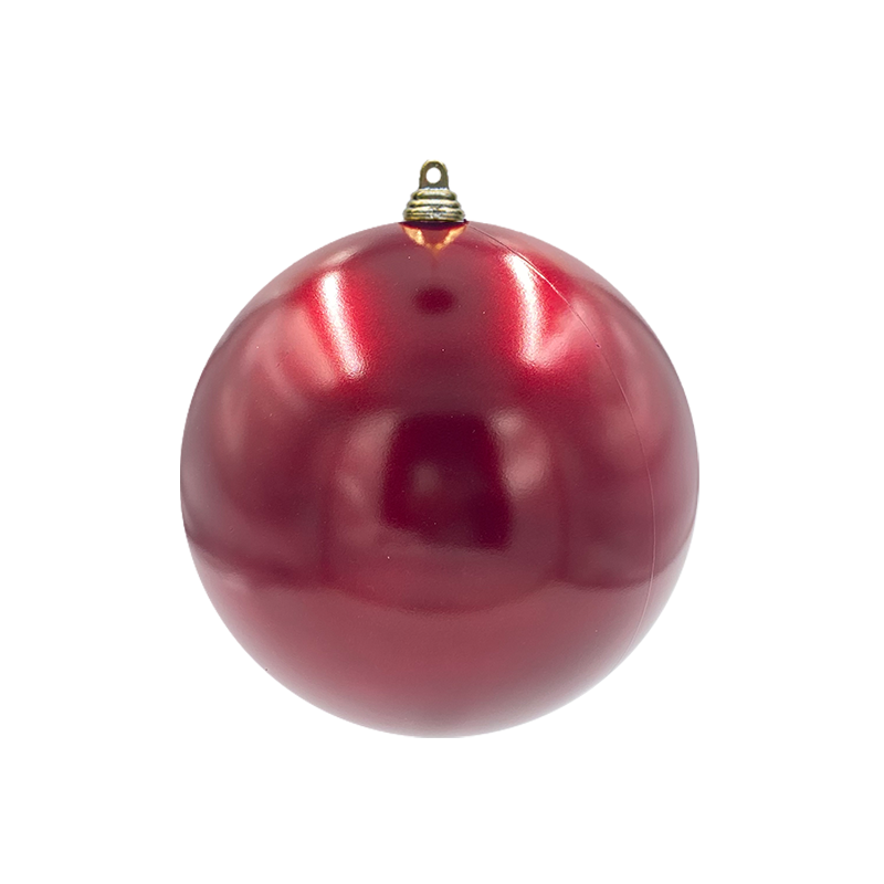 Bauble Outdoor UV Stable Burgundy 200mm - Christmas Decorations Brisbane