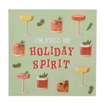 Napkin Christmas Cocktail 20 Pack 33cm - Christmas Decorations Brisbane