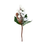 Pick Pinecone and White Berry 18cm - Christmas Decorations Brisbane