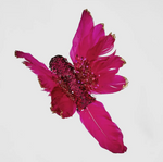 Hummingbird Sequin Hanging Pink 15cm - Christmas Decorations Brisbane