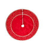 Tree Skirt Red Silk 120cm - Christmas Decorations Brisbane