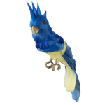 Bird Blue Crested 18cm - Christmas Decorations Brisbane