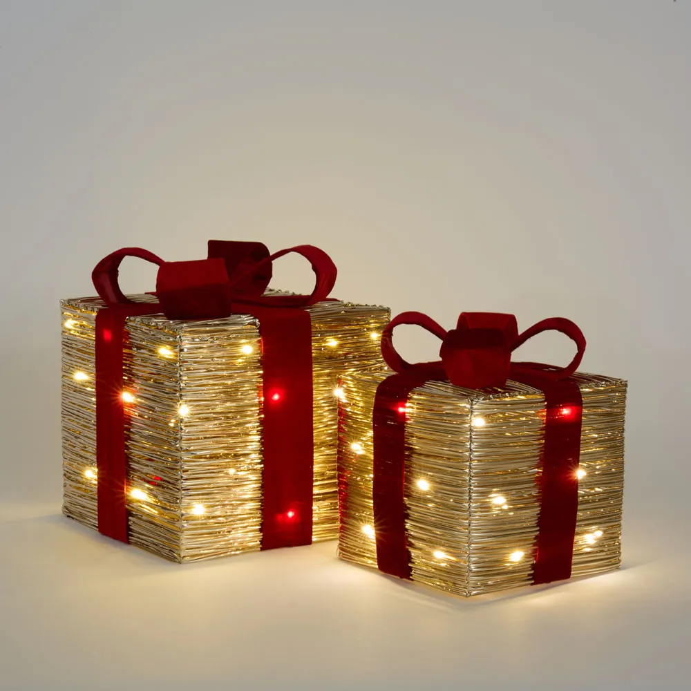 Gift Box LED Large 28cm - Christmas Decorations Brisbane