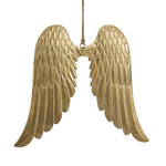 Angel Wings Gold Hanging Large 96cm - Christmas Decorations Brisbane