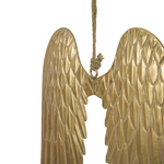 Angel Wings Gold Hanging Small 57cm - Christmas Decorations Brisbane