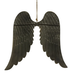 Angel Wings Gold Hanging Small 57cm - Christmas Decorations Brisbane