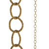 Golden Glittered Chain Garland 1.5m - Christmas Decorations Brisbane