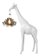 Giraffe with Chandelier 1.2m - Christmas Decorations Brisbane
