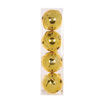 Bells Shiny Gold Pack of 4 8cm - Christmas Decorations Brisbane