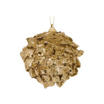 Gold ruffle bauble