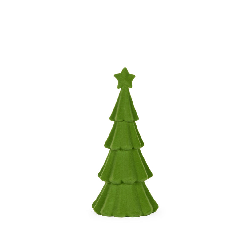 Tree Flocked Green 30cm - Christmas Decorations Brisbane