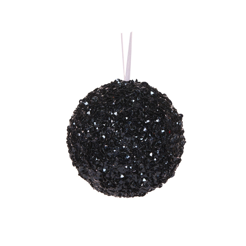 Bauble Navy Shimmer 10cm