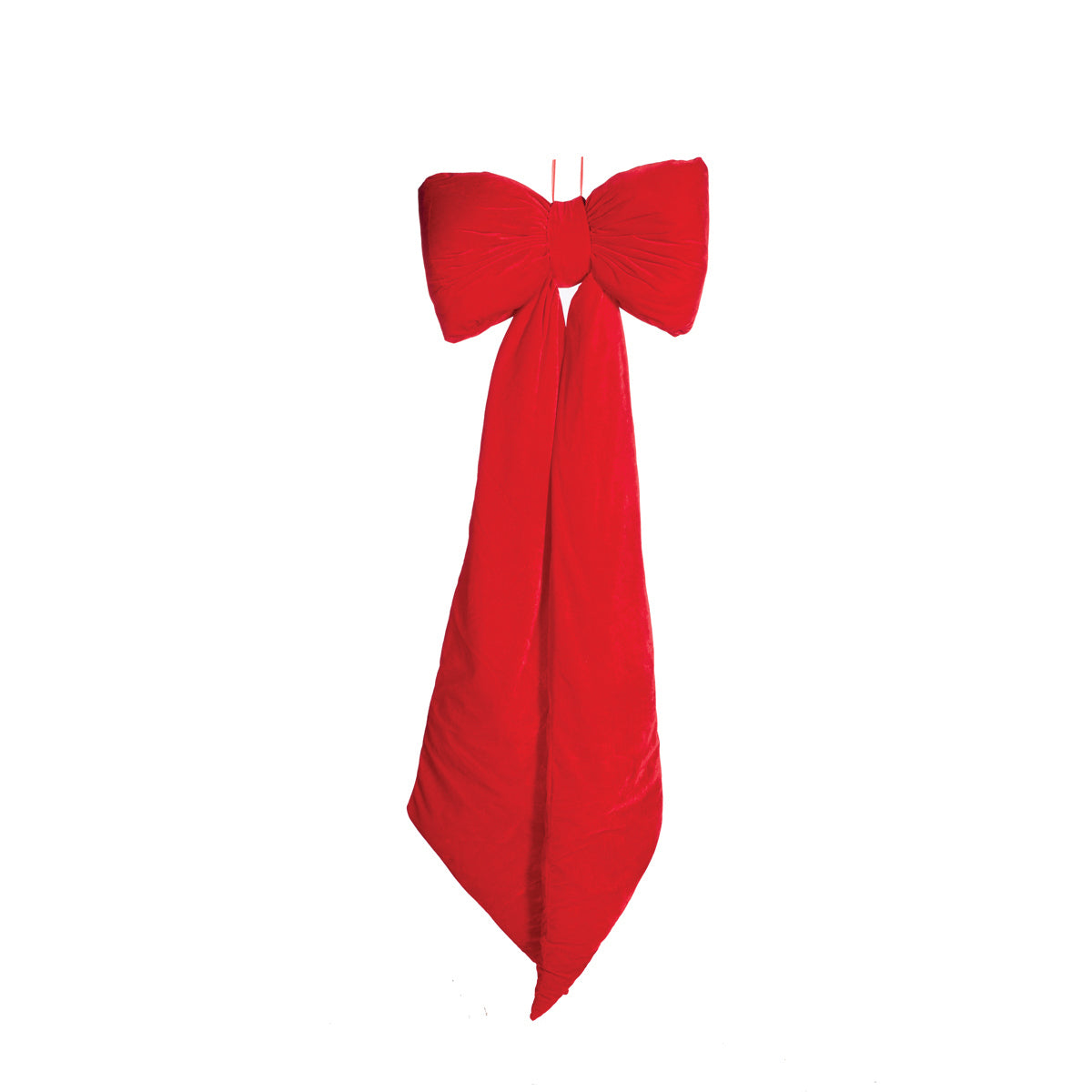Bow Long Tail Red 1m - Christmas Decorations Brisbane