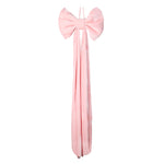 Bow Long Tail Pink 90cm - Christmas Decorations Brisbane