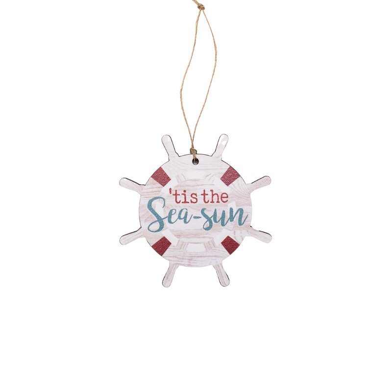Ornament Hanging Tis The Season 8cm - Christmas Decorations Brisbane