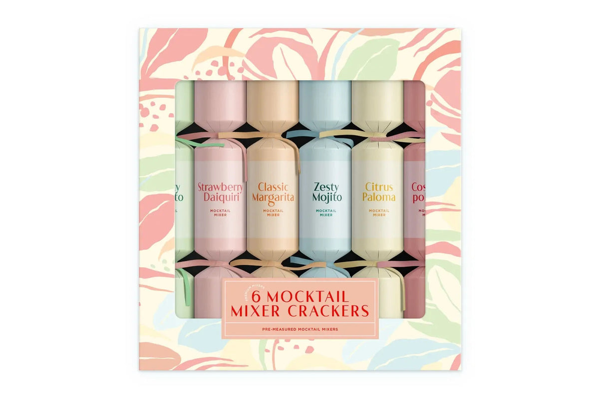 Crackers Mocktail Mix Pack Of 6 - Christmas Decorations Brisbane