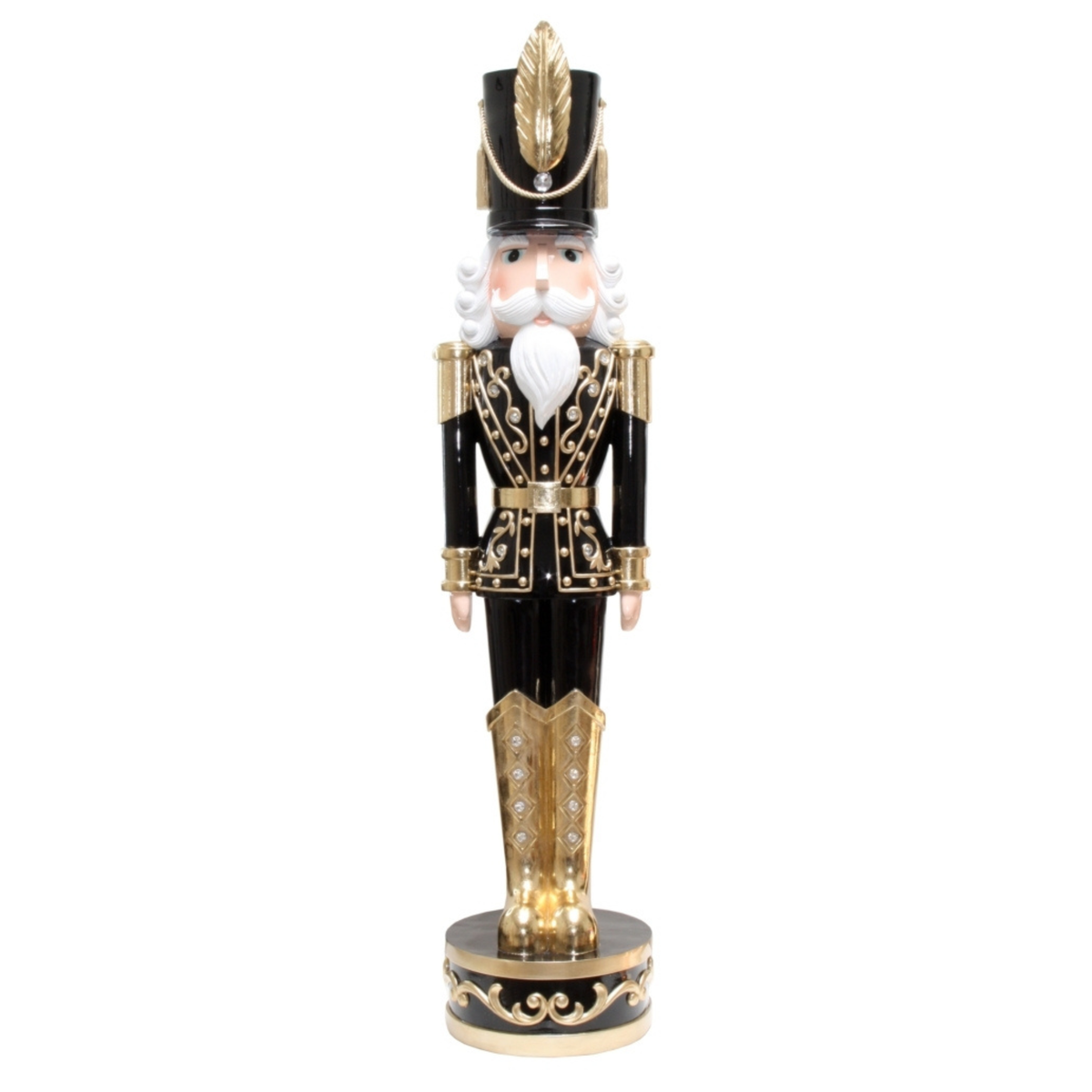 Nutcracker Black and Gold 55cm