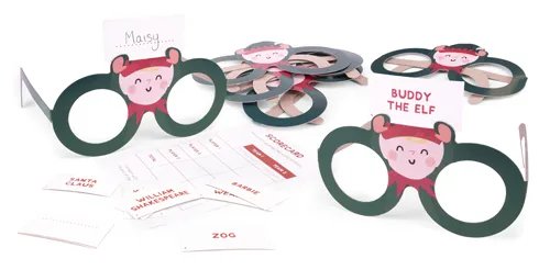 Cracker 'Who Am I' Novelty Set Of 6 - Christmas Decorations Brisbane