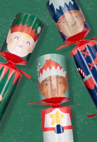 Cracker 'Who Am I' Novelty Set Of 6 - Christmas Decorations Brisbane