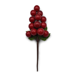 Pick Berry Bunch Gloss Red 15cm - Christmas Decorations Brisbane