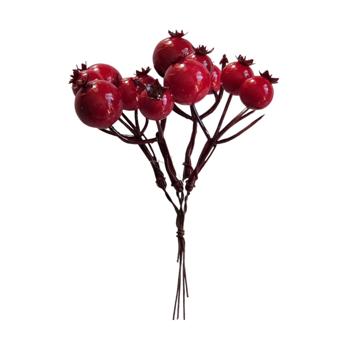 Pick Mini Pomegranate Berry 16cm - Christmas Decorations Brisbane
