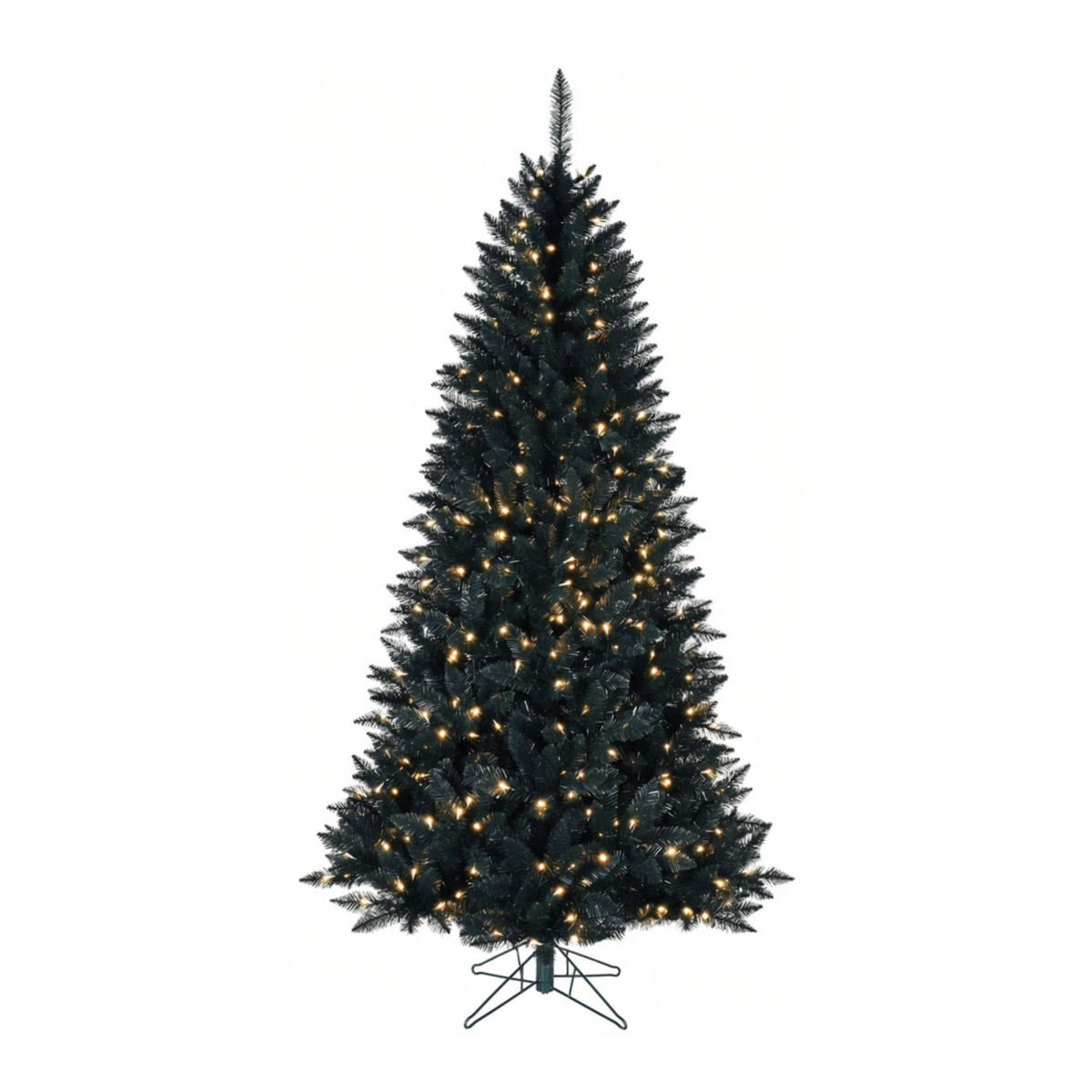 Tree Black Pre-Lit 2.3m