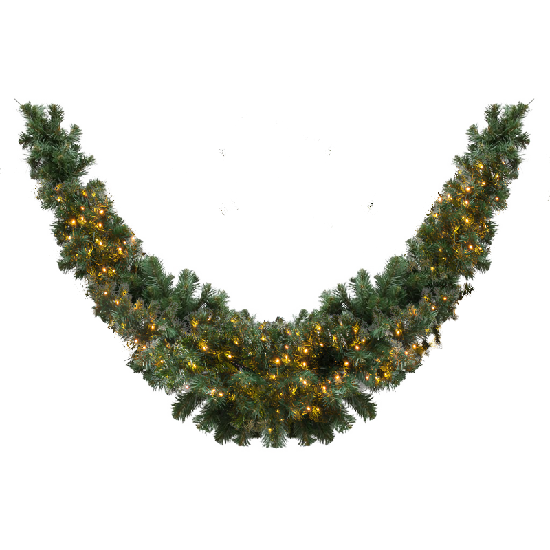 Garland Swag Pre-Lit 2.7m - Christmas Decorations Brisbane