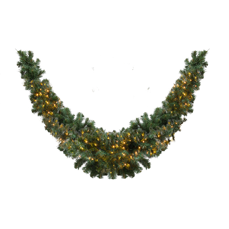 Garland Swag Pre-Lit 2.4m - Christmas Decorations Brisbane