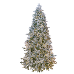Tree Flocked Luxe PreLit 2.3m - Christmas Decorations Brisbane
