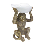 Monkey Gold w/ Shell on Head 29cm - Christmas Decorations Brisbane