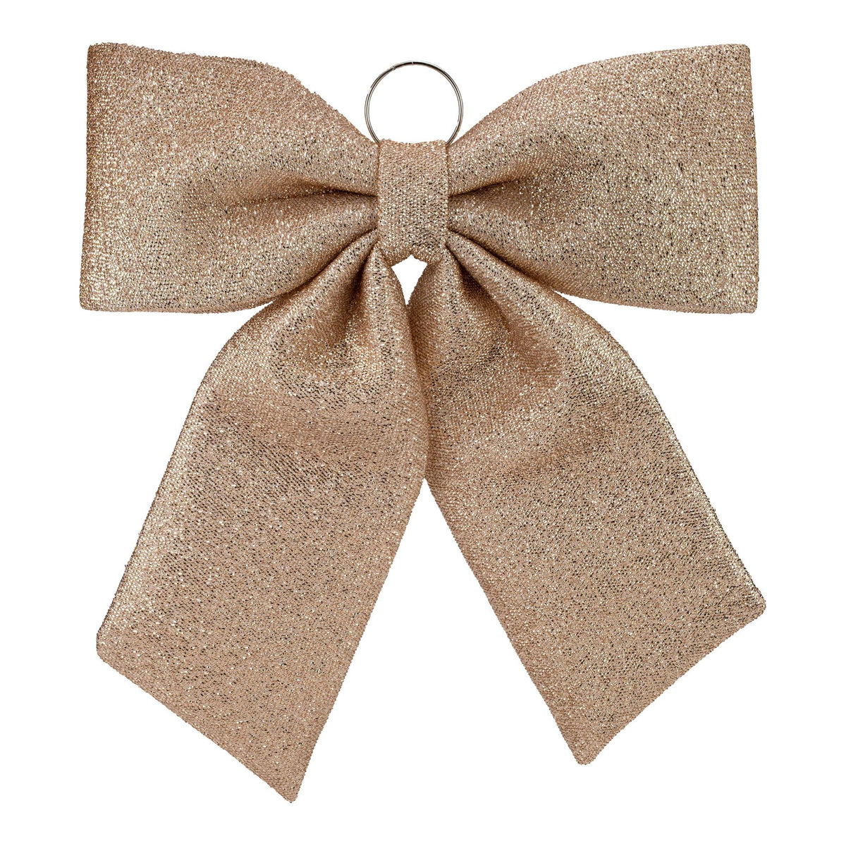 Glitter Bow Gold 52cm - Christmas Decorations Brisbane
