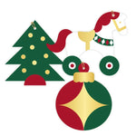 Gift Tag Drummer Boy Red/Green Pack of 6 - Christmas Decorations Brisbane