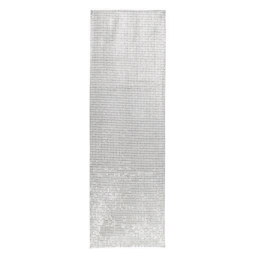 Silver diamante table runner