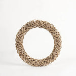 Wreath Entwined Cane 48cm - Christmas Decorations Brisbane