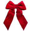 Large Velvet Bow Red 90cm x 100cm - Christmas Decorations Brisbane